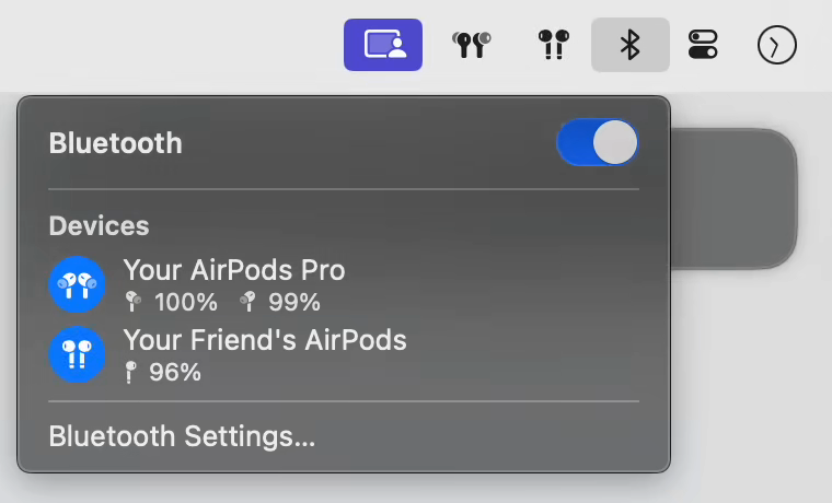 Connect two Bluetooth devices to your macbook